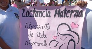 Región de Salud de Colón realiza caminata para promover la importancia de la lactancia materna se desarrolló en Colón