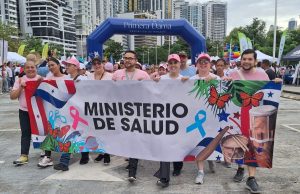MINSA respalda “Caminatón” de la Cinta Rosada y Celeste en beneficio del Instituto Oncológico Nacional.