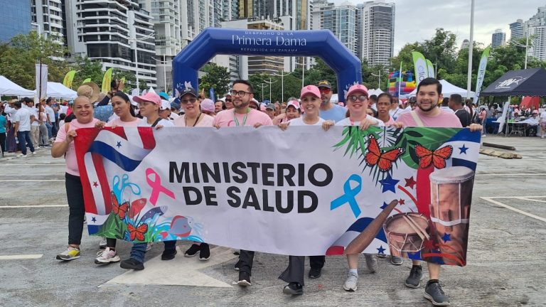 MINSA respalda “Caminatón” de la Cinta Rosada y Celeste en beneficio del Instituto Oncológico Nacional.