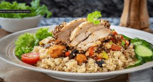 Relleno de Quinoa con Hongos para Pavo Navideño