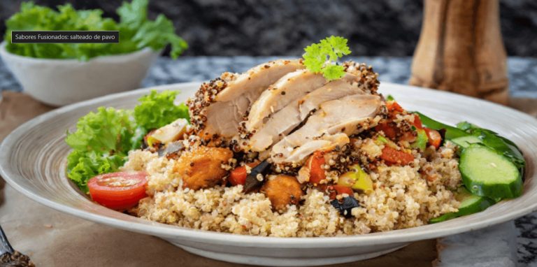Relleno de Quinoa con Hongos para Pavo Navideño