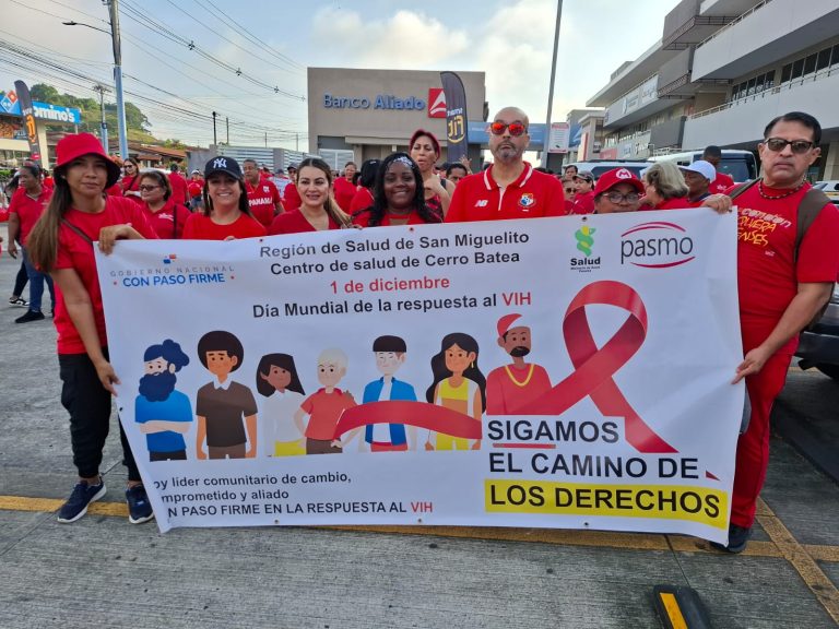 Gran Caminata en San Miguelito por el Día Mundial de la Respuesta al VIH
