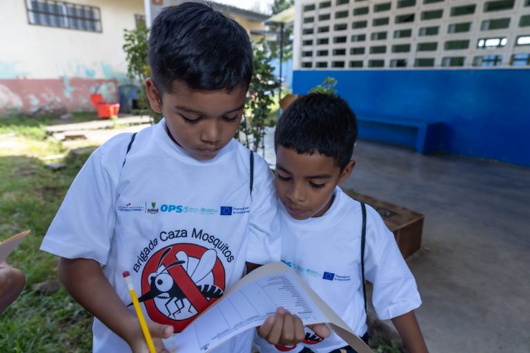 Pequeños Héroes contra el Dengue: Brigadas Caza Mosquitos en Acción
